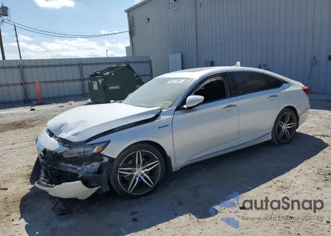 2022 Honda Accord Touring Hybrid из США, поврежденный, VIN 1HGCV3F9XNA009815